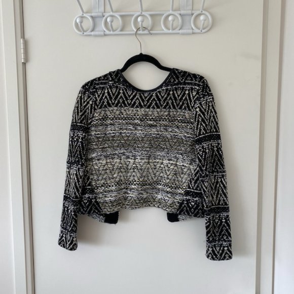 Knit Embellished Cropped Jacket - Picture 4 of 4